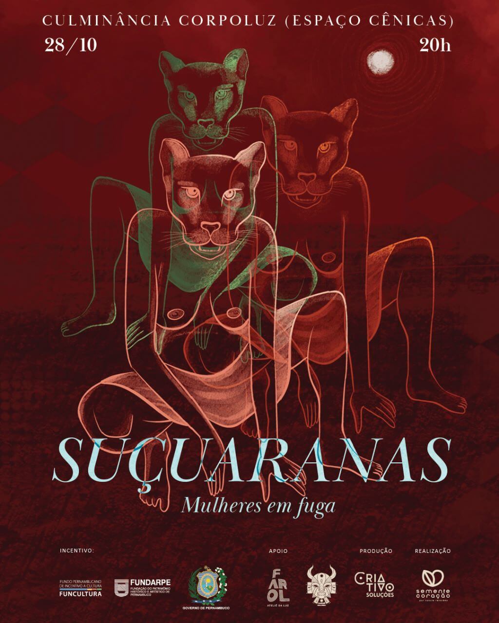 Banner Suçuaranas - Mulheres em Fuga